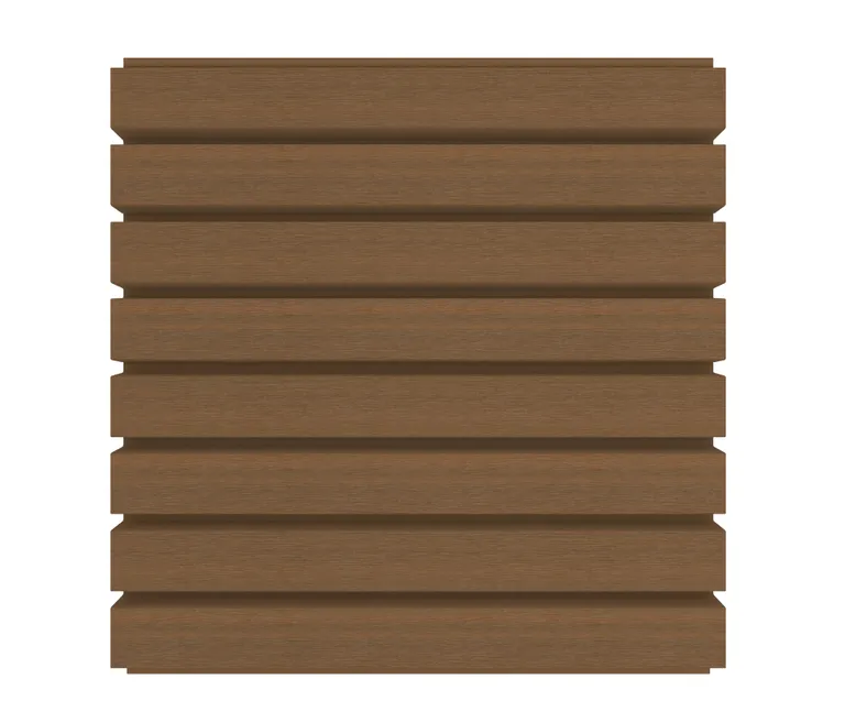 HORI WPC Fassadenprofil Rhombus Premium Medium 33 x 181 mm naturbraun 2