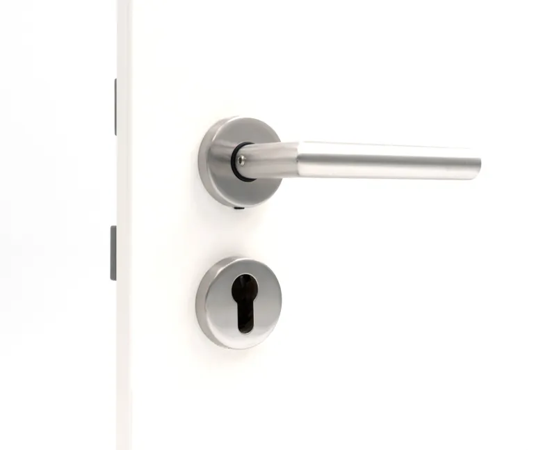 HORI Zimmertür CPL Weiß RAL9010 mit Lichtausschnitt Röhrenspan Rundkante Komplettset 8