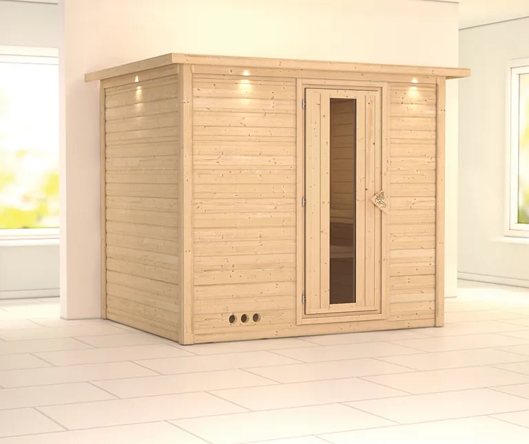 Karibu System-Sauna Sonara Fronteinstieg 40 mm 0