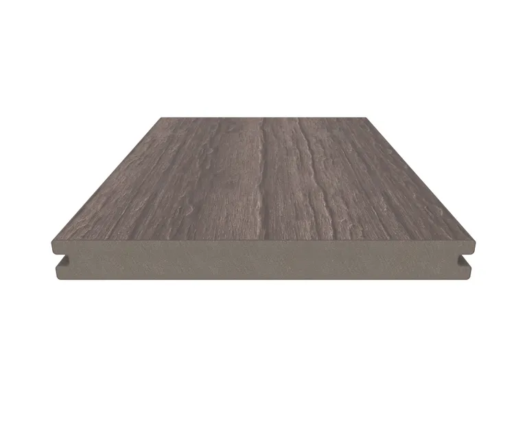 NewTechWood Terrassendielen WPC Massiv Co-Extrudiert Silver Ash Vintage-Holzoptik / glatt gebürstet Co-Extrudiert 22,5 x 210 mm 2