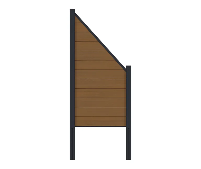 NewTechWood WPC Sichtschutzzaun Stecksystem Portland 1