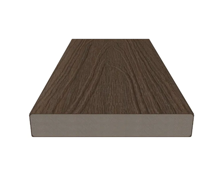 NewTechWood Verkleidungsbretter WPC Massiv Ipe Holzstruktur gebürstet / glatt gebürstet Co-Extrudiert 22,5 x 138 mm 1