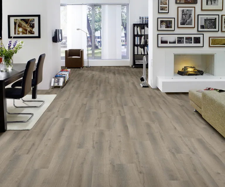 DOMIZIL PVC freier Klick-Designboden Aqua Eiche rustik geräuchert weiss Landhausdiele 3