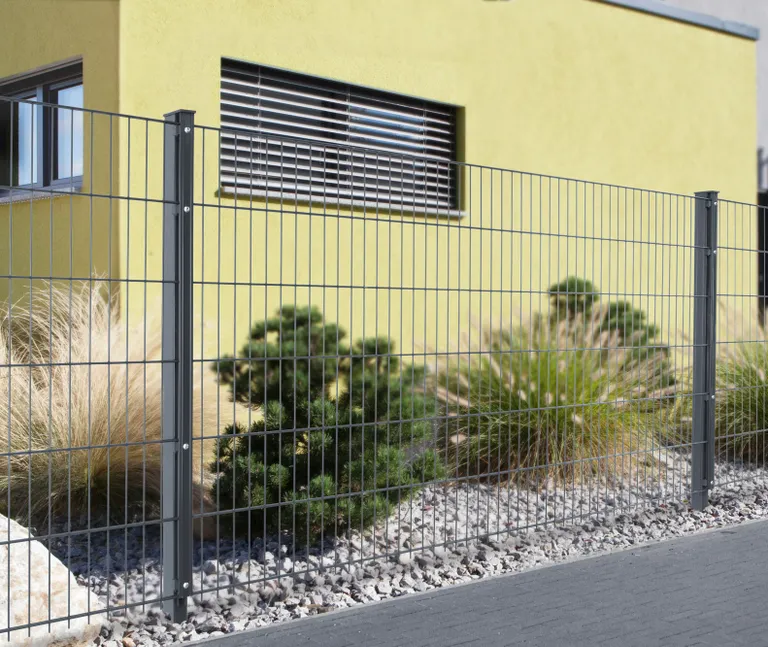 HORI Doppelstabmattenzaun S/HR 8/6/8 mm Komplettset 11