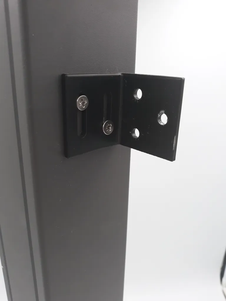 HORI WPC Sichtschutzzaun Lamellenzaun Halbhoch Anbauset 6