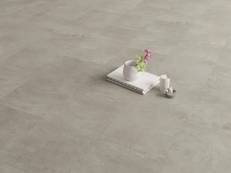 HORI Klick-Hartvinylboden Rigid SPC XXL Fliesenformat Concreto Elefante Steinstruktur 5