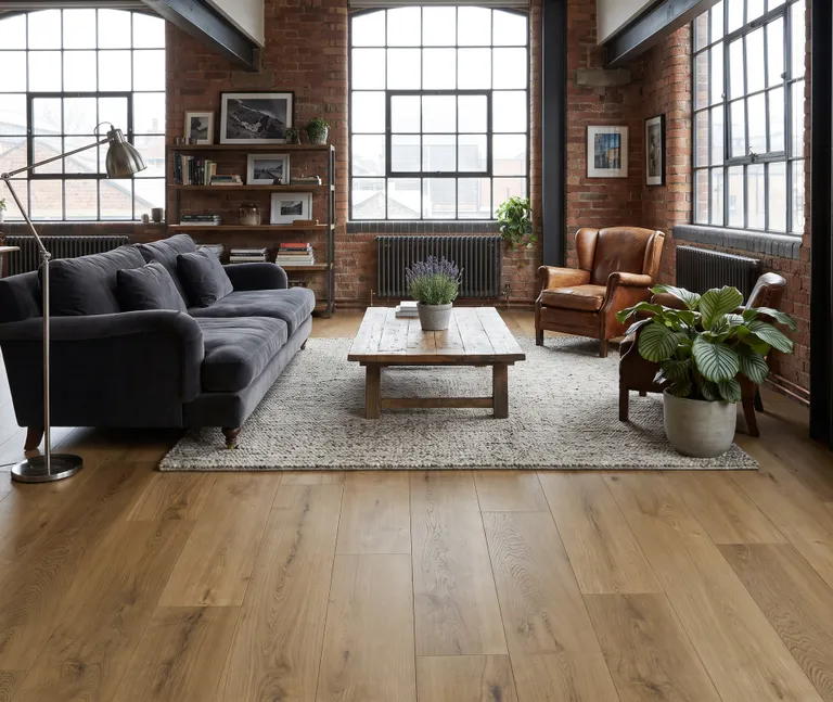 HORI Klick-Hartvinylboden Classic Rigid SPC Eiche Timber Mist Landhausdiele synchron Holzstruktur 7