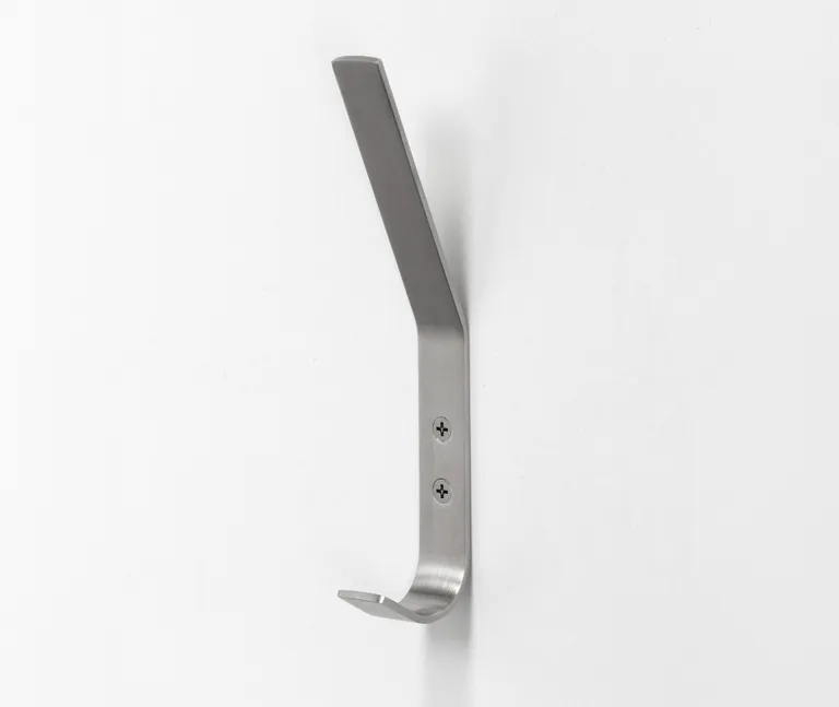 HORI Gaderobenhaken Edelstahl matt gebürstet, 180 x 20 mm 0