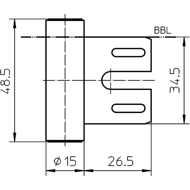 HORI Set Türbänder schwarz 3-tlg. für Stahltüren & Stahlzargen 3