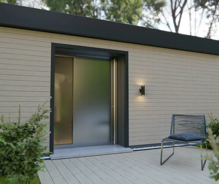 HORI Terrassendielen WPC Treibholz Hohlkammer braun Bi-Color 25 x 145 mm 3