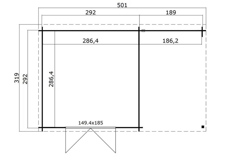 Lasita Maja Gartenhaus Tampa 2.0 2