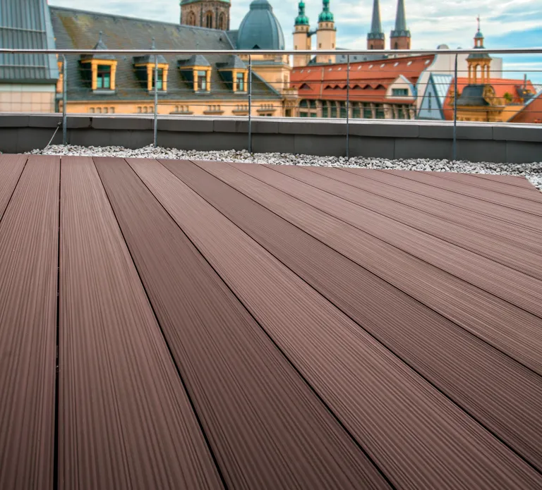 megawood Terrassendielen WPC Dynum massiv cardamom 25x293mm 1
