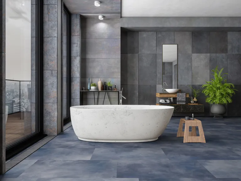 Gerflor Klebe-Vinylboden massiv Virtuo 55 Acuarela Ink Fliese 5