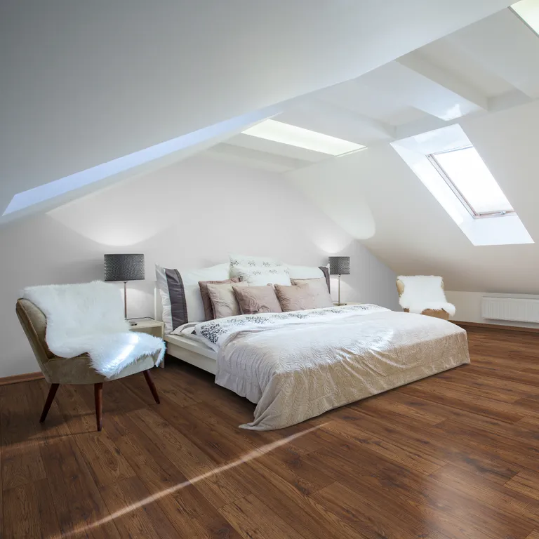 DOMIZIL PVC freier Klick-Designboden Aqua Hickory geräuchert Landhausdiele 5