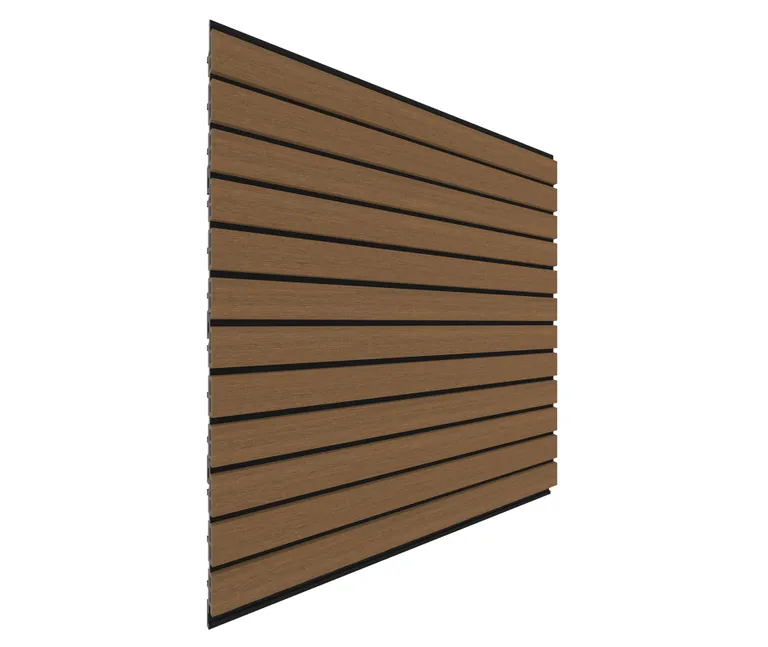HORI WPC Wandverkleidung Rhombus 21 x 175,5 x 2900 Naturbraun 3