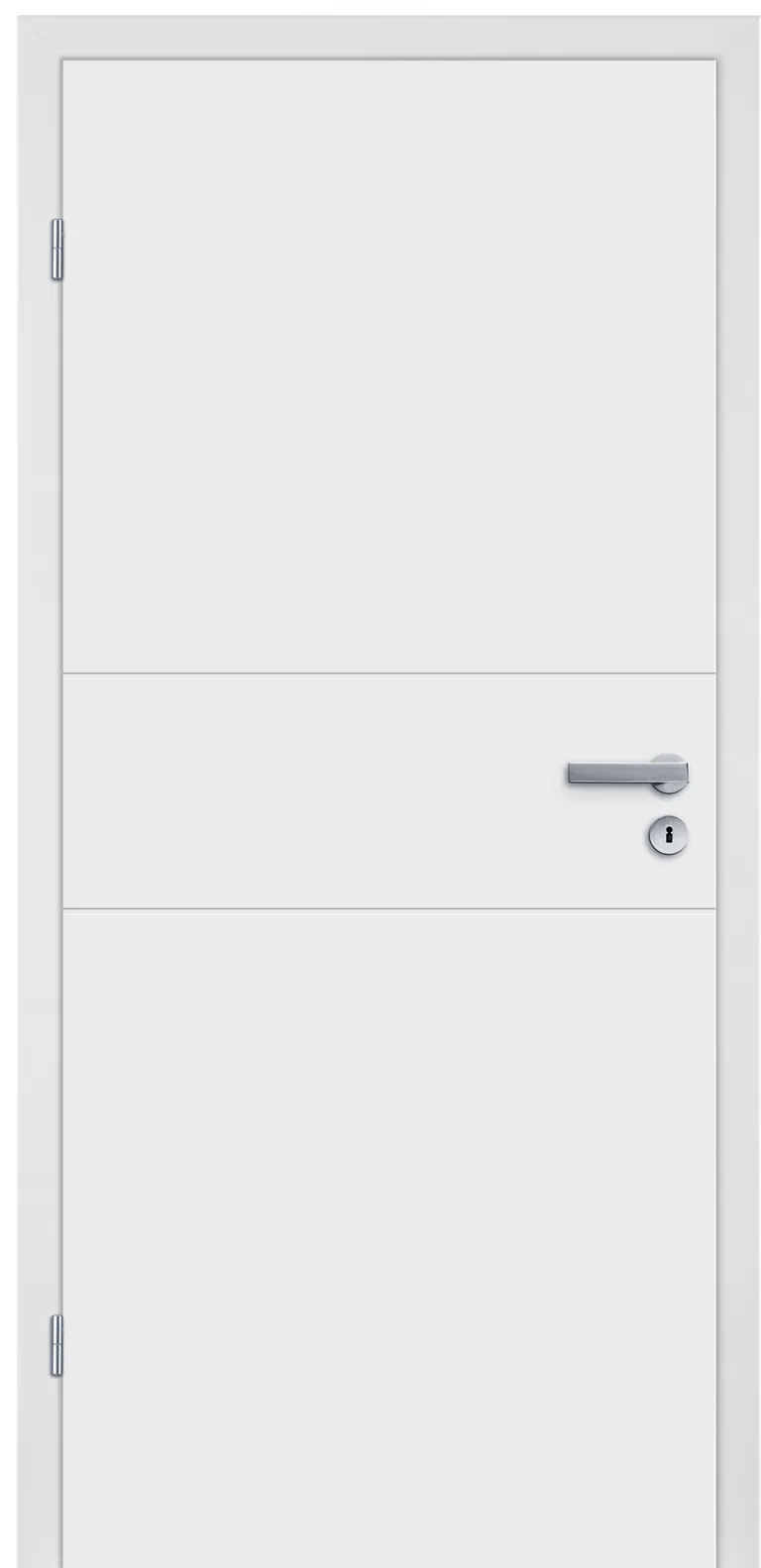 HORI Zimmertür Vigo Signalweiß RAL9003 Röhrenspan Designkante 0