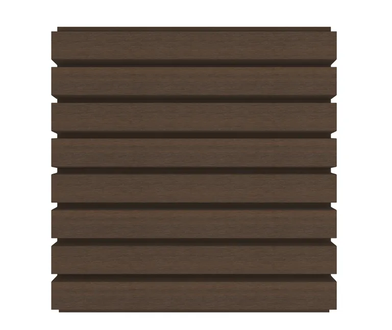 HORI WPC Fassadenprofil Rhombus Premium Medium 33 x 181 mm dunkelbraun 2
