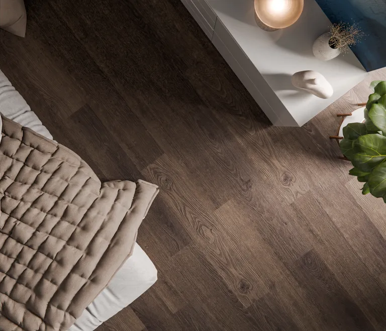 D-SYN Eiche Schlosspark Klick-Hartvinylboden Rigid SPC geräuchert Landhausdiele Holzstruktur 5