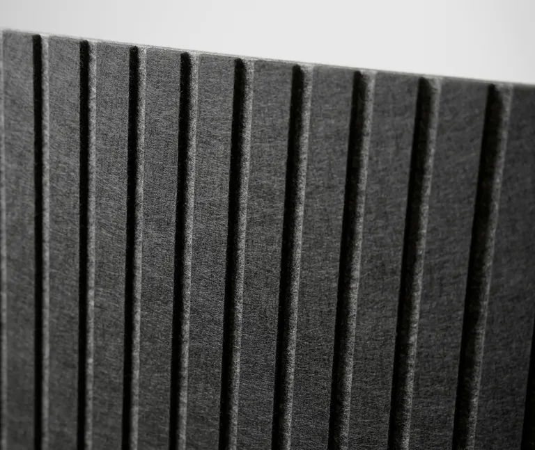 HORI Akustikpaneel Filz zweifarbig Schwarz / dunkel Grau 5