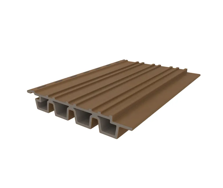 HORI WPC Fassadenprofil Rhombus Premium Small 33 x 215 mm naturbraun 3
