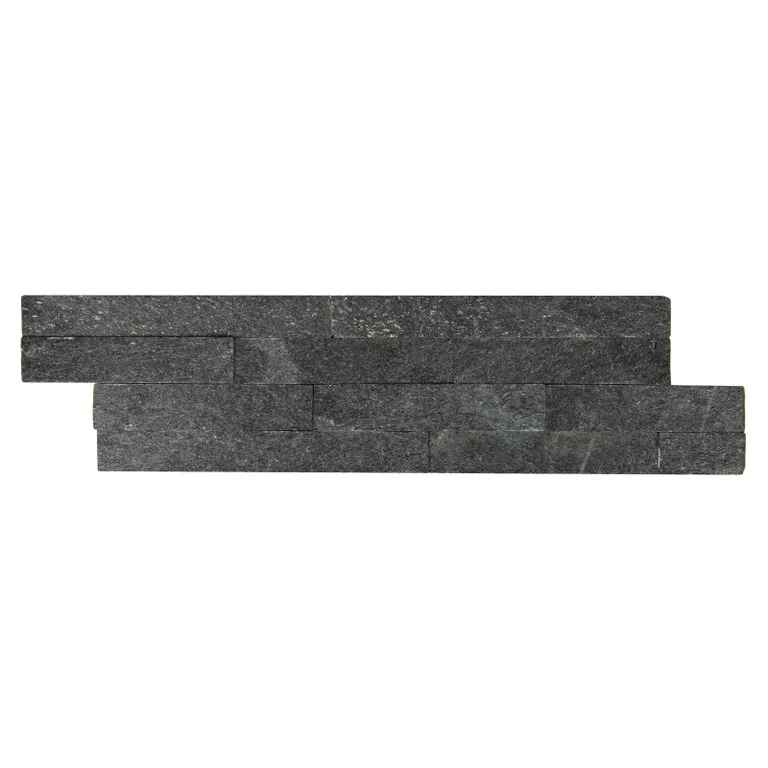 HORI Wandverkleidung Natursteinverblender Manaslu Kristall Schwarz 3