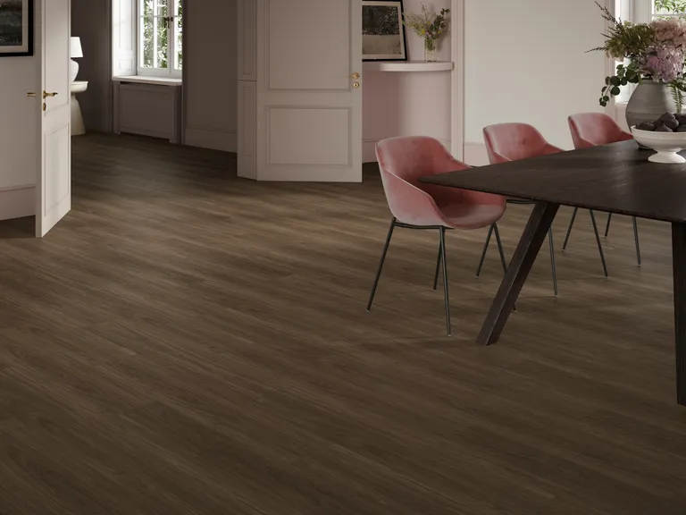 PARADOR Klick-Vinylboden SPC Classic 2070 Eiche Oxford dunkelbraun Seidenmatte Struktur Landhausdiele 5