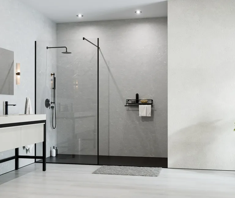 MODEE Wandverkleidung 2800 x 1175 x 4 mm Platte Stone Essence Monreale Grey mit Naturstruktur 3