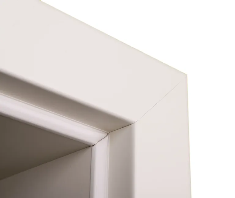 HORI Schallschutz Wohnungseingangstür Estella 2 Weißlack RAL9010 SK2 Rundkante Vollspan Komplettset 3