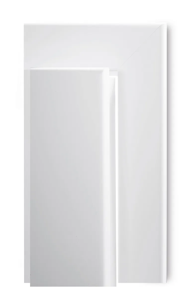 PRÜM Zarge CPL Weißlack RAL9010 Rundkante 2