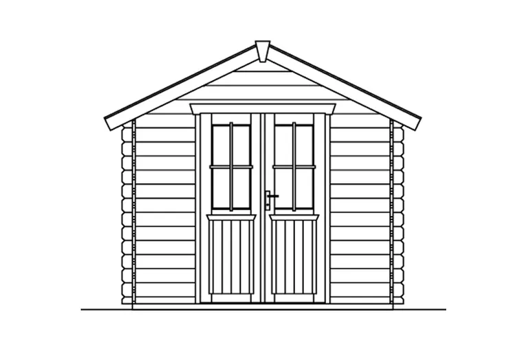 SKAN HOLZ Gartenhaus Palma 5