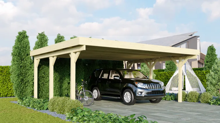 Karibu Doppelcarport Classic 1