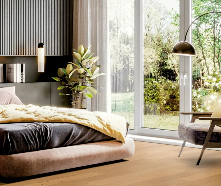 HWZ Klick-Furnierparkettboden PVC-frei, Ökobesserboden Susify, Landhausdiele Eiche Weiß 6