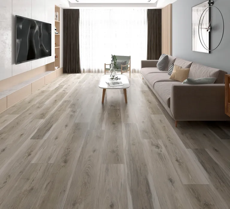 HORI Klick-Hartvinylboden Rigid SPC Eiche rustikal grau Albany Landhausdiele Holzstruktur 5