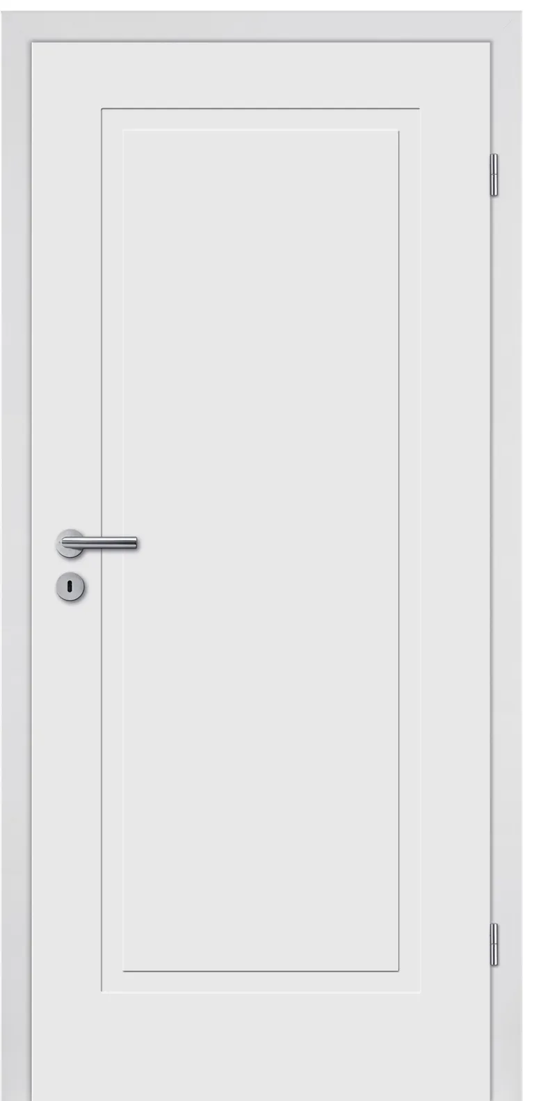 HORI Zimmertür Alicante 1 Weißlack RAL9010 Röhrenspan Eckkante 0