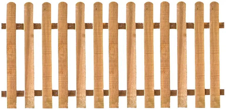 TETZNER & JENTZSCH Lattenzaun-Feld Luka aus Eiche, 200 x 100 cm 1