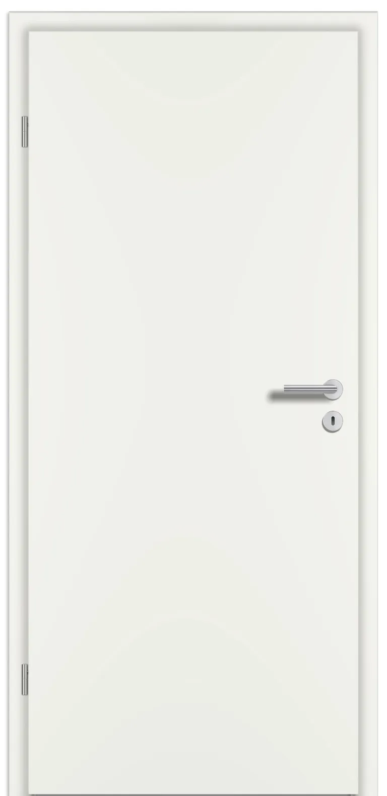PRÜM Zimmertür CPL Weißlack RAL9010 Röhrenspanplatten Rundkante 0
