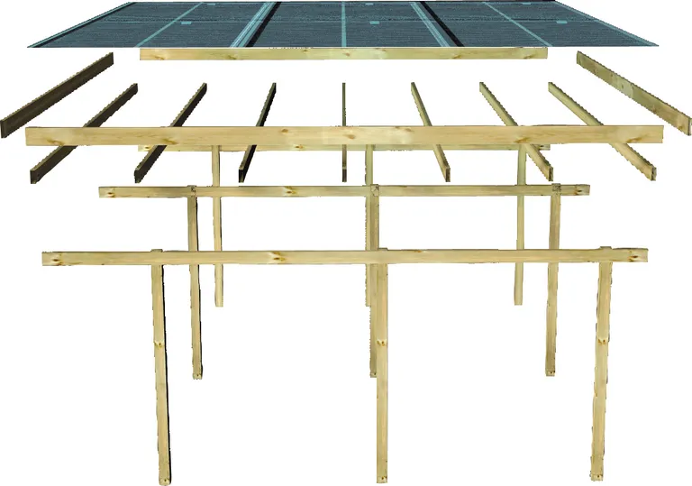 Karibu Einzelcarport Eco 6