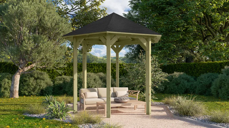 Karibu 6-Eck Pavillon Eco Lissabon KDI 1