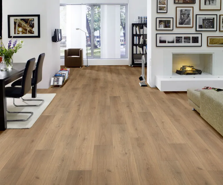 HORI Laminat Ambiente Eiche Family Natur braun Landhausdiele 4