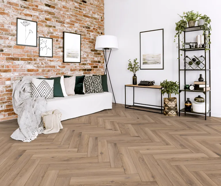 KRONOTEX Laminat Herringbone D3766  Metz Oak Fischgräte 3