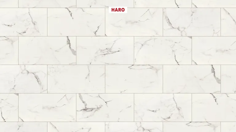 HARO Disano LifeAqua Marmor weiß Steinstruktur Piazza 1