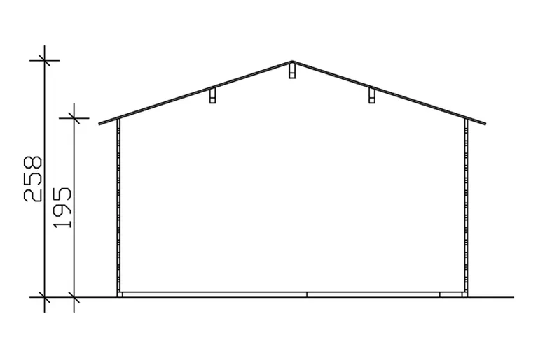 SKAN HOLZ Gartenhaus Alicante 4