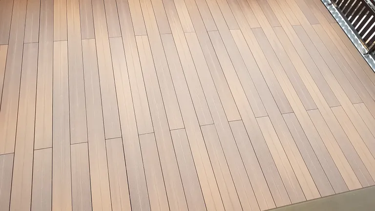 Megawood Terrassendielen Komplettset WPC Jumbo Signum muskat 5