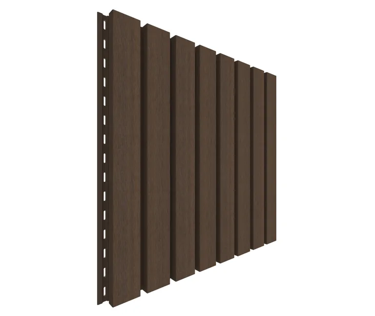 NewTechWood WPC Fassadenprofil Castellatio PRO65 33 x 181 mm Ipe 1