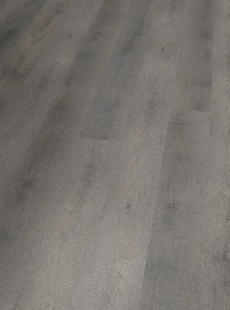 HORI Klick-Hartvinylboden Anti-Kratz Rigid SPC Schwarzeiche gekälkt XXL Landhausdiele 3