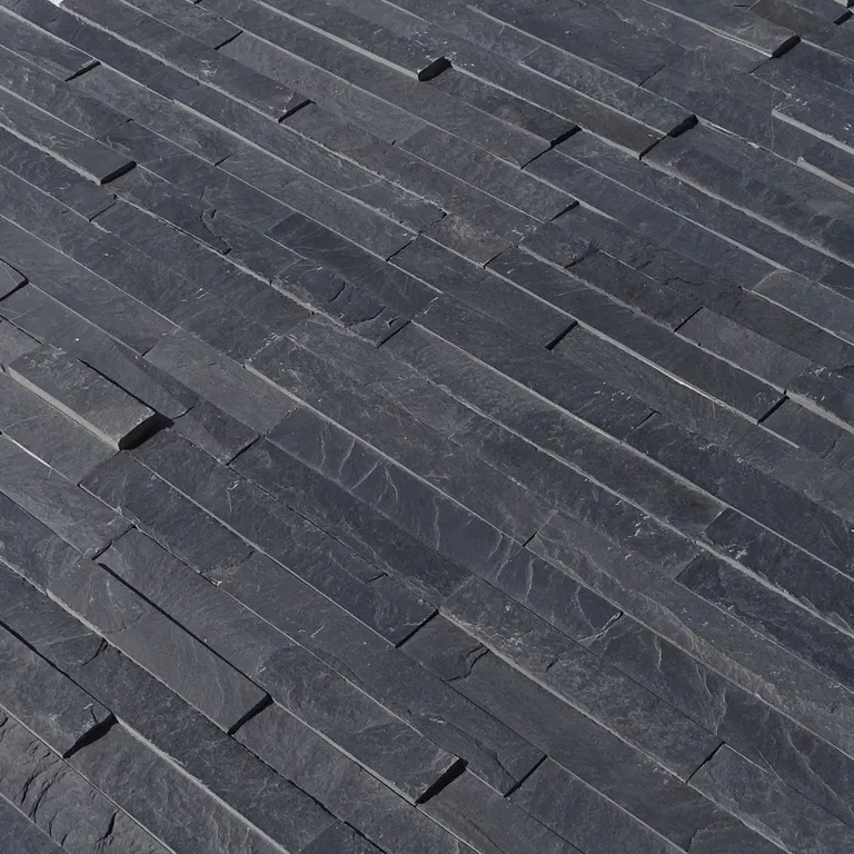 HORI Wandverkleidung Natursteinverblender Denali Schiefer Schwarz 2