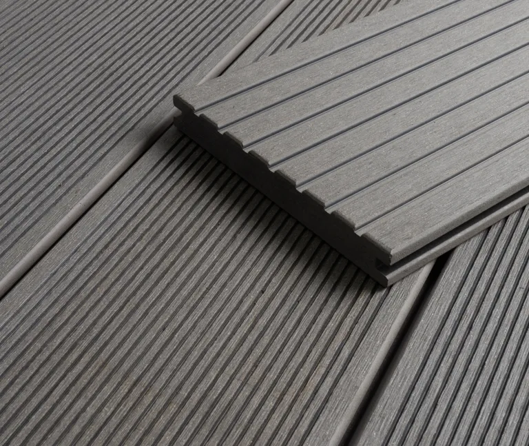 HORI Terrassendielen WPC/BPC Vollprofil massiv grau 20 x 145 mm 4