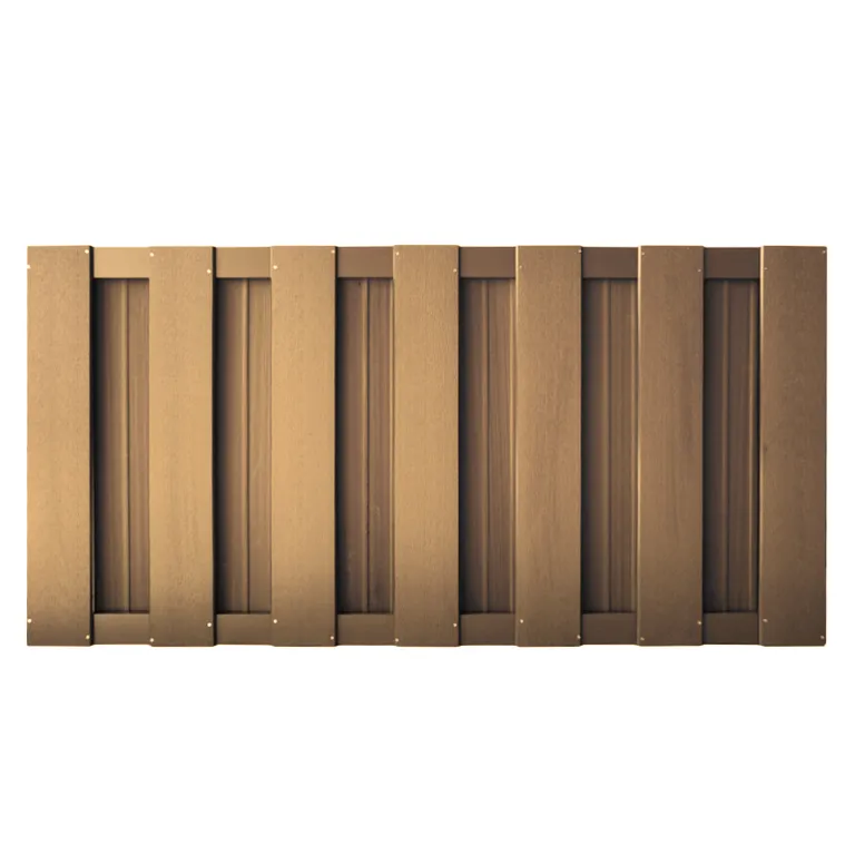 HORI WPC Sichtschutzzaun Lamellenzaun Element 9
