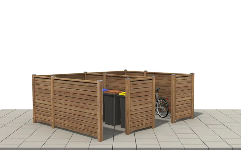 HORI Holz-Steckzaun GARDO Füllprofil 12