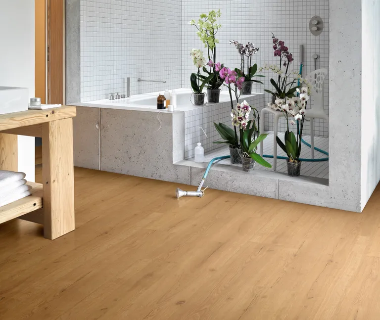 PARADOR Klebe-Vinylboden Basic 2.0 Eiche Infinity Natur Lebhafte struktur Landhausdiele 0